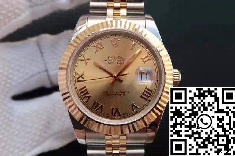 126333-007 Rolex Wrapped Dial Gold 41mm Datejust 0302